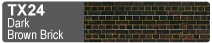 Scalescenes Dark Brown Brick Swatch