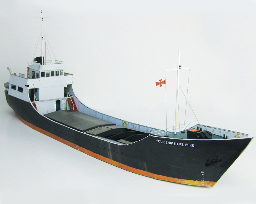 Rc cargo shop boat