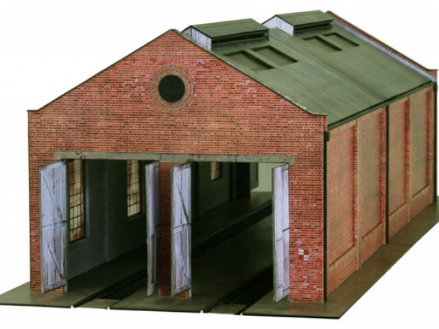 Scalescenes Gable Roof Engine Shed