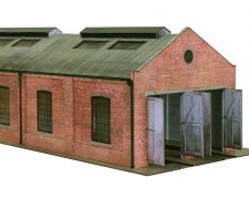Scalescenes R022b Gable Roof Engine Shed