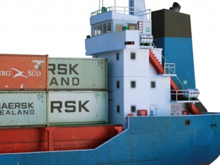 Scalescenes Modern Cargo Ship
