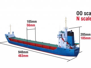 Scalescenes Modern Cargo Ship