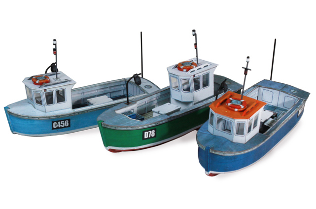 Small Coastal Fishing Trawler (N Scale 1/148th) 🚂