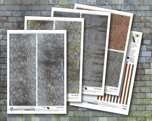 Scalescenes TX18b Weathered Roof Tiles